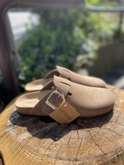Ciabatta Sara beige camoscio