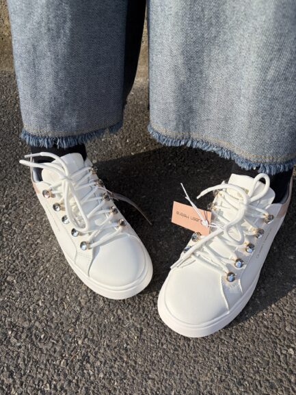 Sneaker Helena Queen White/pink